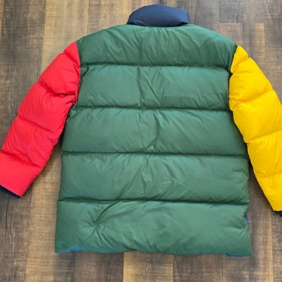 Tommy Hilfiger Wilson Colorblocked Down Puffer Jacket Size XXL - Picture 5 of 13